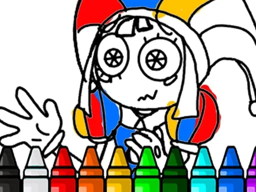 Pomni Coloring Book | Play Free Poki Html 5 Games online